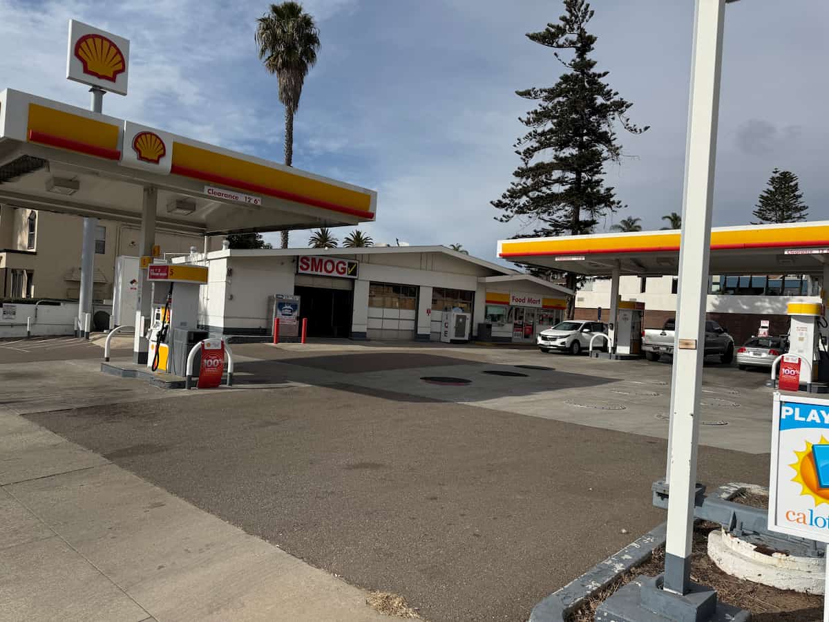 Modern STAR Certified Smog Check Station in San Diego with vehicles ready for testing